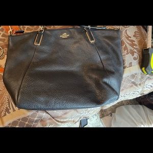 Coach leather handbag